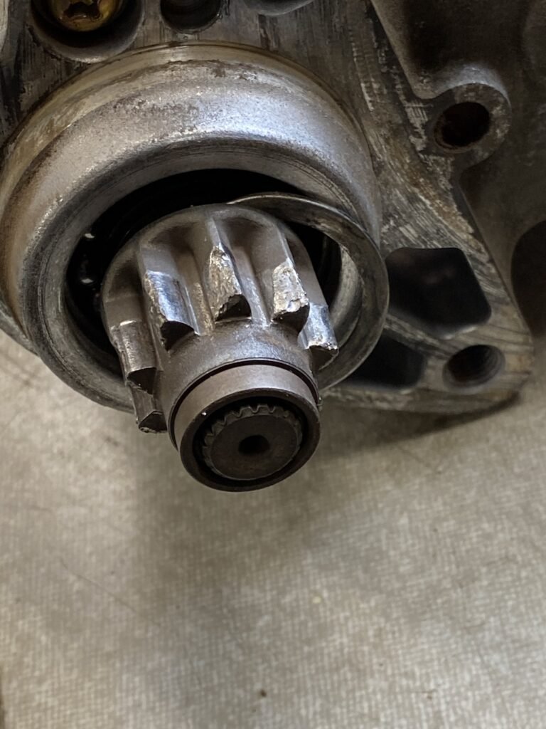 bad gear on starter